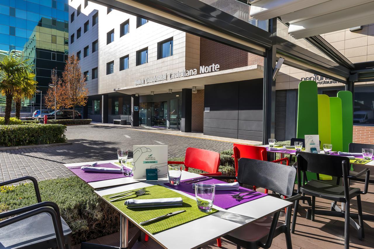 Hotel Zentral Castellana Norte Madrid Exteriör bild